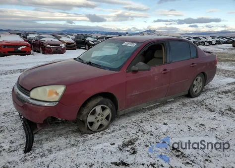 2005 Chevrolet Malibu Ls из США, поврежденный, VIN 1G1ZT54825F224105